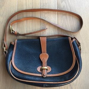 Vintage Dooney & Burke saddle bag purse